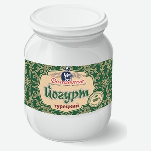 Йогурт «Долголетие» Турецкий 3,6-4,2% БЗМЖ, 500 г
