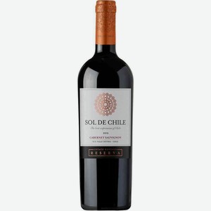 Вино Sol De Chile Cabernet Sauvignon Reserva красное сухое 13.5 % алк., Чили, 0,75 л