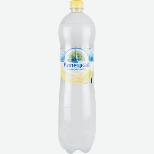 Напиток сокосодержащий Липецкая со вкусом Лимона и лайма среднегазированный, 1,5 л