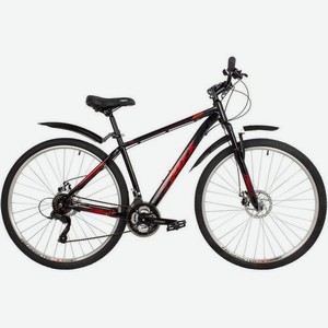 Велосипед FOXX Aztec D 29 (2021), горный (взрослый), рама 20 , колеса 29 , черный, 17.8кг [29shd.aztecd.20bk2]