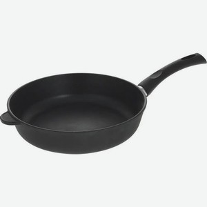 Сковорода Нева металл посуда Традиционная 6128, 28см, без крышки, черный