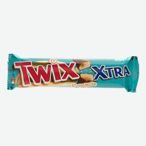 Батончик Twix Extra шоколадный с соленой карамелью 82 г