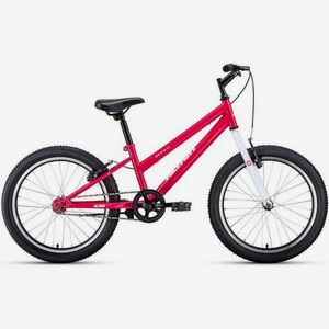 Велосипед ALTAIR Mtb Ht 20 Low (2021), горный (подростковый), рама 10.5 , колеса 20 , розовый/белый, 12.3кг [1bkt1j101007]