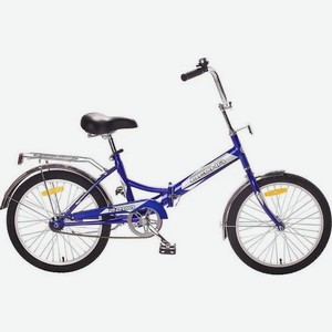 Велосипед ДЕСНА 2200 городской (подростковый), складной, рама 13.5 , колеса 20 , синий, 16.9кг [lu073760]