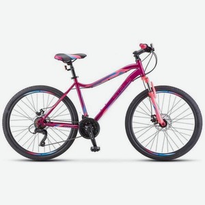 Велосипед STELS Miss-5000 D V020 (2022), горный (взрослый), рама 18 , колеса 26 , фиолетовый/розовый, 17.4кг [lu089371]
