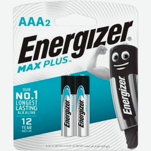 Батарейка алкалиновая Energizer max plus ААА LR03 2шт