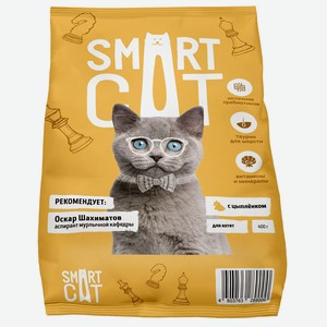 Сухой корм для котят с цыпленком Smart Cat 400г