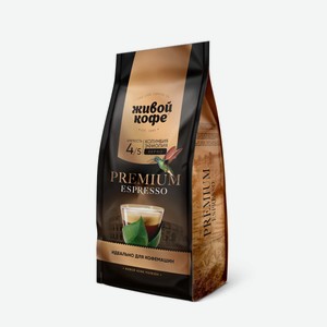 Кофе в зернах Живой кофе Premium Espresso, 500 г