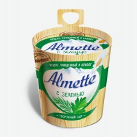 Сыр творожный   Almette   с зеленью, 60%, 150 г