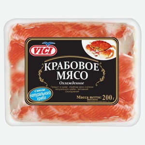 Крабовое мясо сурими VICI Снежный краб 200г