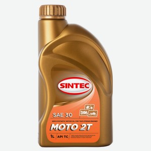 Масло моторное Sintec MOTO 2T полусинтетическое, 1 л