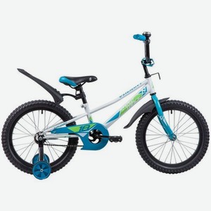 Велосипед NOVATRACK Valiant (2019), городской (детский), рама 11.5 , колеса 18 , белый, 9кг [183valiant.wt9]