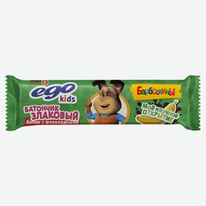 Батончик мюсли Ego Kids Банан с шоколадными каплями с витамином С, 25 г