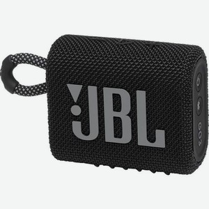 Портативная колонка JBL GO 3, 4.2Вт, черный [jblgo3blkam]