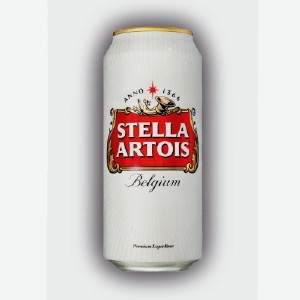 Пиво Стелла Артуа светлое 5% 0.45л ж/б