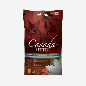 Canada Litter канадский комкующийся наполнитель  Запах на замке  с ароматом детской присыпки (12 кг)