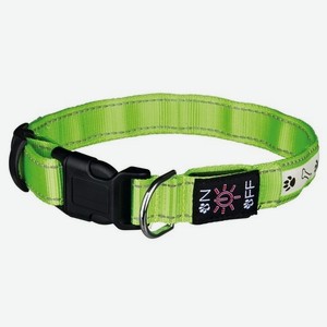 Trixie светящийся USB-ошейник для собак, зелёный (90 г)