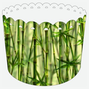 Корзина NAT для хранения вещей бамбук листья, 15x21 см