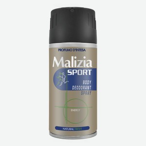Дезодорант аэрозольной Malizia Sport Energy Uomo, 150 мл
