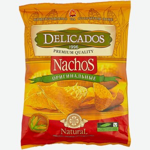 Чипсы кукурзные Delicados Nachos оригинальные, 500 г