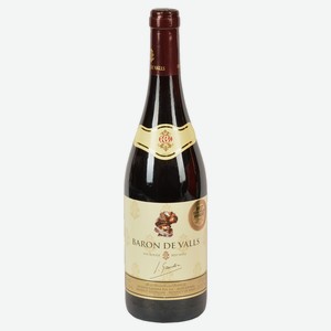 Вино Baron De Valls красное полусухое Испания, 0,75 л