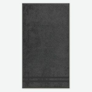 Полотенце «ДМ» махровое серое, 50х90 см