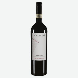 Вино Negretti Barolo Bricco Ambrogio красное сухое Италия, 0,75 л