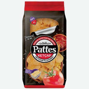 Чипсы картофельные Pattes со вкусом Кетчупа, 100 г