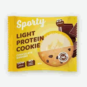 Печенье Sporty Light Protein Шоколад Банан 40г