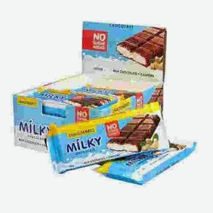 Шоколад Milky С Молочно-ореховой Пастой Без Сахара 55г