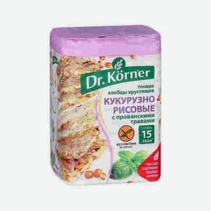 Хлебцы Dr.korner Тонкие Кукурузно-рисовые 100г