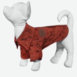 Yami-Yami одежда рубашка для собак, кирпичная (S)