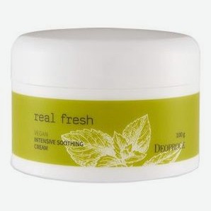 Увлажняющий крем-гель для лица Real Fresh Vegan Intensive Soothing Cream 100г