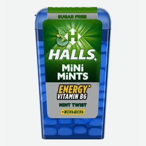Леденцы Halls Mini Mints мята-ментол 12 г