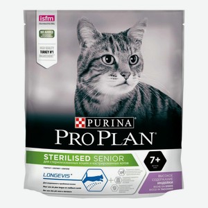 Сухой корм Purina Pro Plan с индейкой для стерилизованных кошек и кастрированных котов 400 г