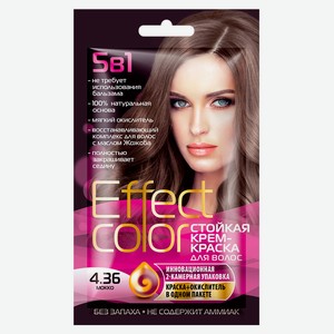 Крем-краска для волос Effect Color Мокко тон 4.36, 50 мл