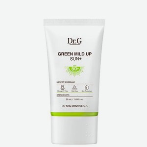 Dr.G Солнцезащитный крем для чувствительной кожи лица GREEN MILD UP SUN+ SPF50+ PA++++