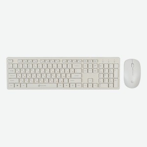Клавиатура и мышь 240M Белая Oklick