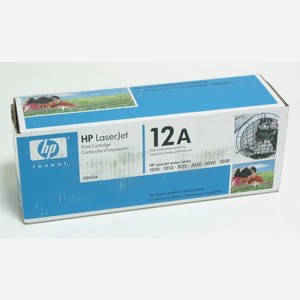 Картридж лазерный 12A Q2612A черный (2000стр.) для LJ 1010 1012 1015 1018 1020 1022 HP