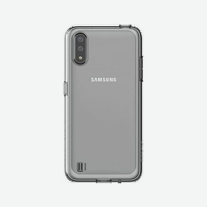 Чехол (клип-кейс) Samsung Galaxy M01 araree M cover прозрачный (GP-FPM015KDATR)