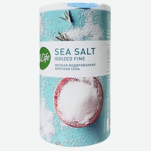 Соль морская 4Лайф йодированая мелкая Сали Алиментари п/б, 250 г