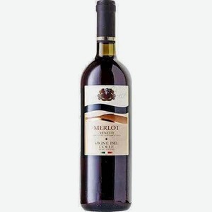 Вино Винье Дель Колле Мерло Венето Красное Сухое 11% 0,75л