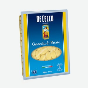 Клецки De Cecco Gnocchi di Patate Ньокки картофельные, 500г Италия
