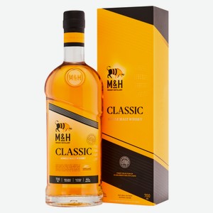 Виски M&H Classic в подарочной упаковке, 0.7л Израиль