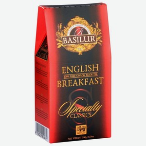 Чай Basilur Избранная классика Английский завтрак черный, 100г Шри-Ланка