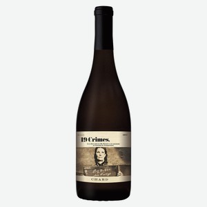 Вино 19 Crimes Chardonnay белое полусухое, 0.75л Австралия