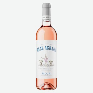 Вино Real Agrado розовое сухое, 0.75л Испания