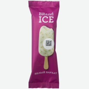 Мороженое Brandice эскимо белый бархат, 70г Россия