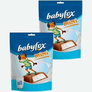 BabyFox Конфеты mini с молочной начинкой, 120 г
