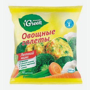 Овощные галеты летний микс Морозко Green 300г